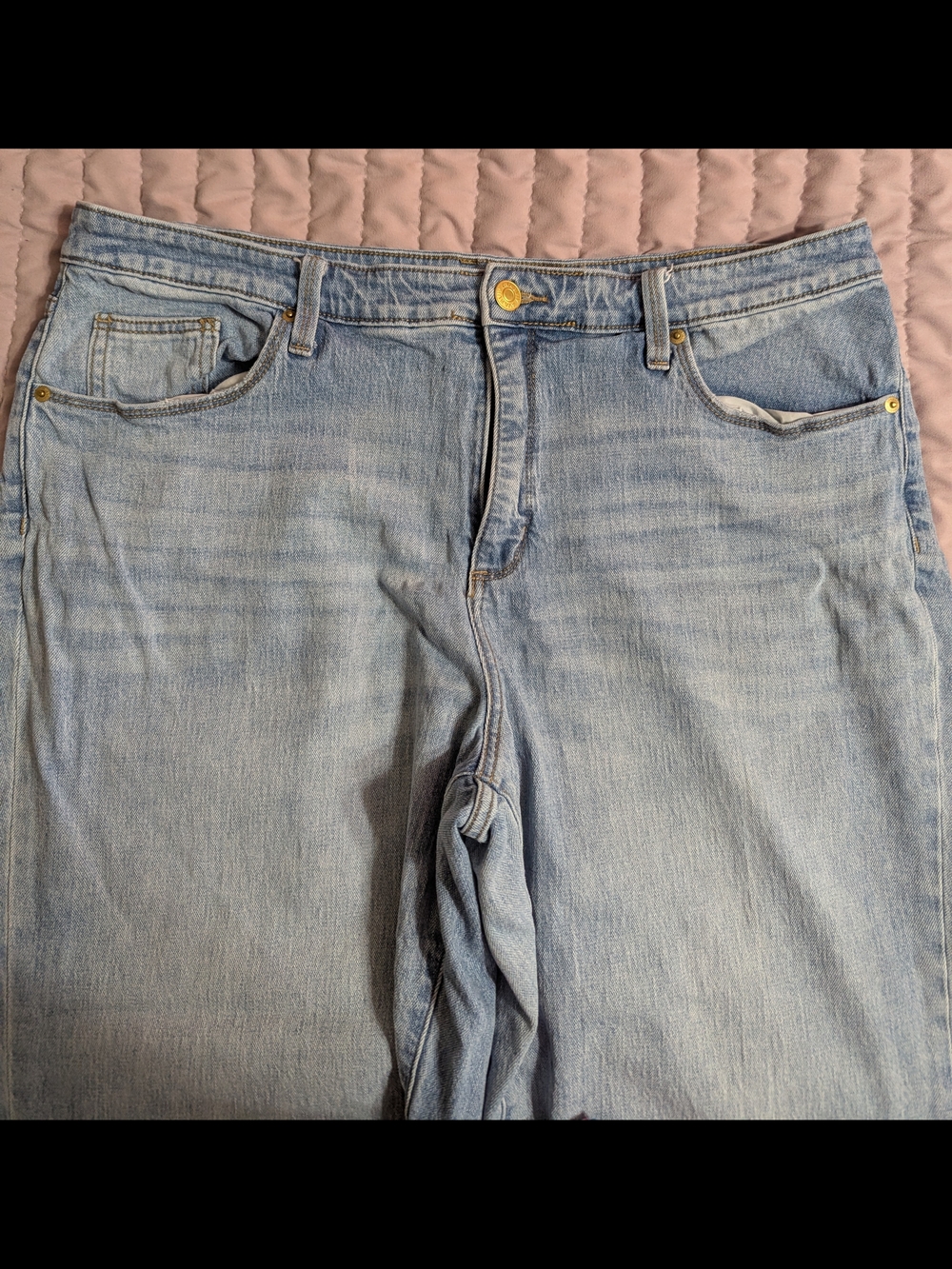 Ava & Viv Light Blue Straight-Leg Jeans
